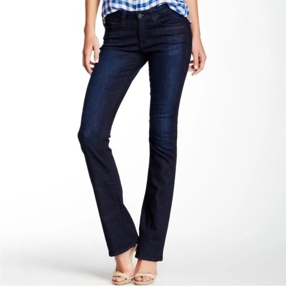 Big Star Sarah Slim Bootcut dark wash denim Jeans size 25P